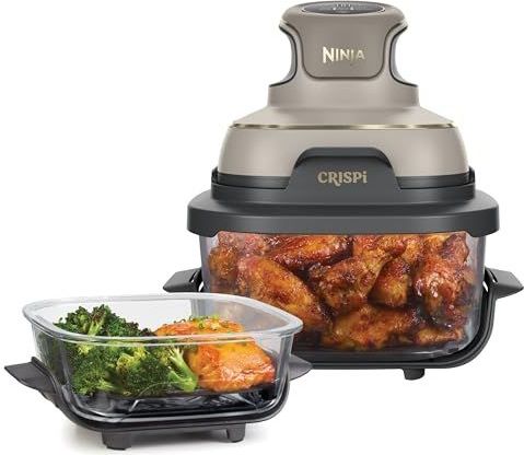 Ninja - CRISPi - Draagbare Airfryer - Steengouden - 3,8 L - 4-in-1