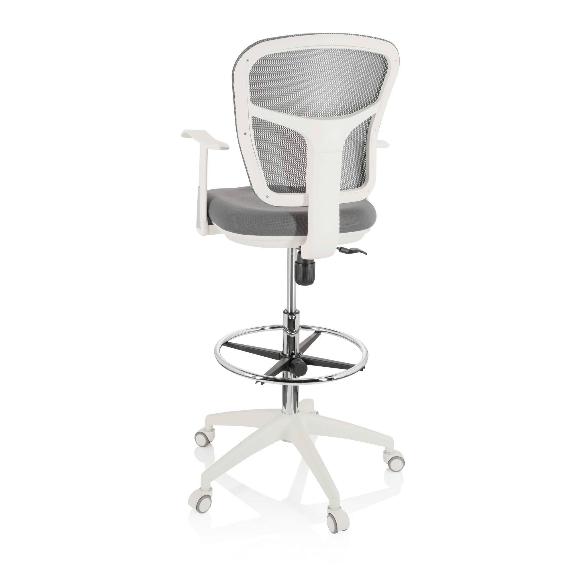 Counterstuhl TOP WORK 108 W Stoff/Netzstoff mit Armlehnen hjh OFFICE