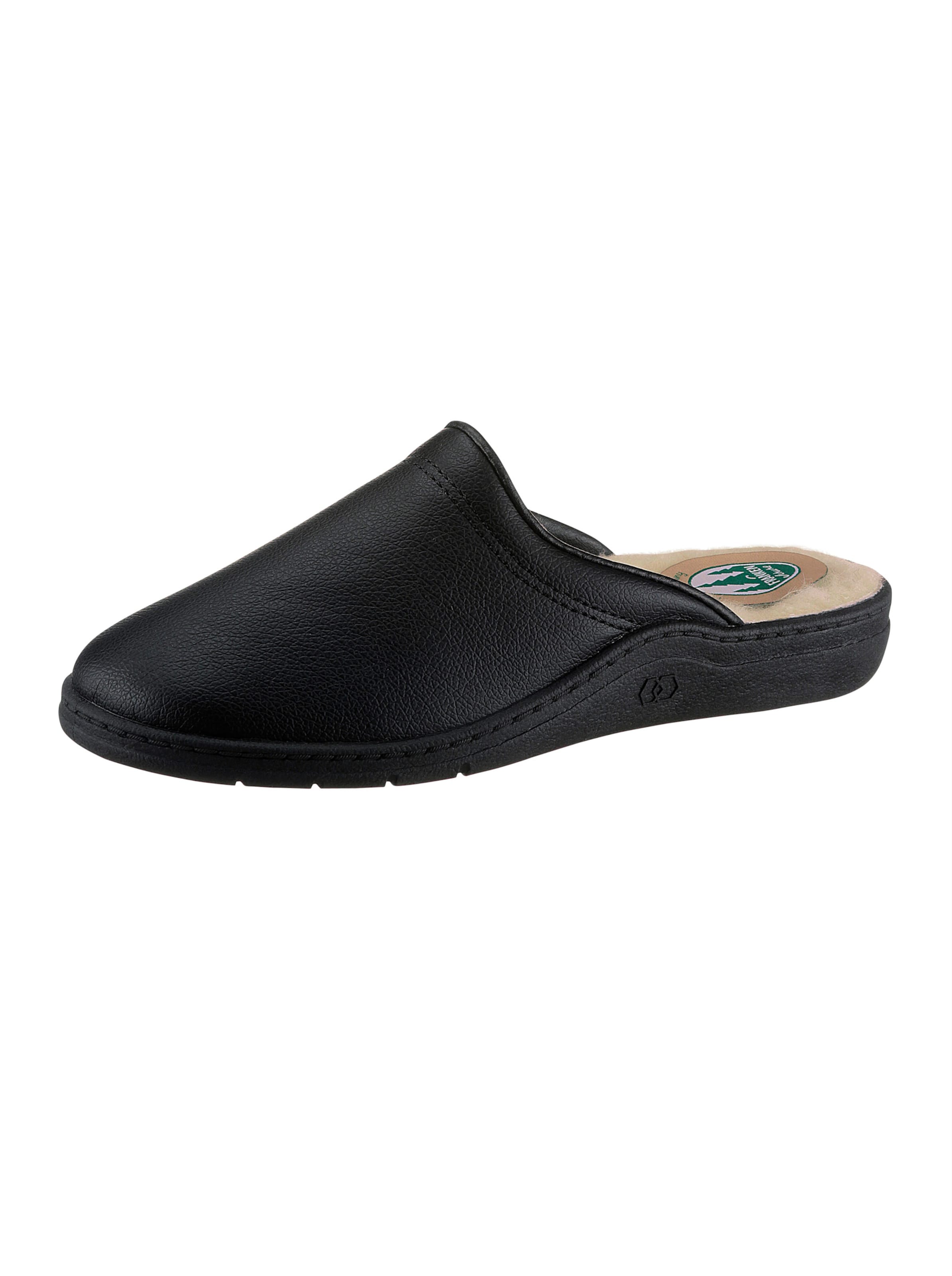 Pantoffel in schwarz