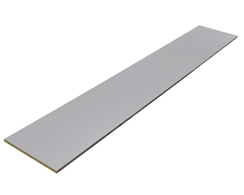 Meubelbouwplaat, metaallook, 19x200x2630 mm