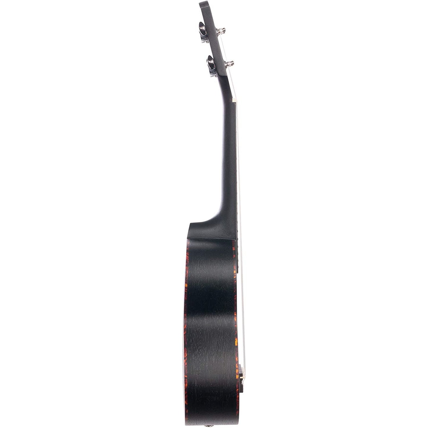 Cascha HH 2262L Premium Mahogany linkshandige sopraan ukelele set zwart