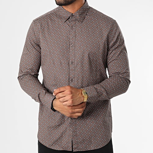 Chemise Manches Longues 7717 Marron