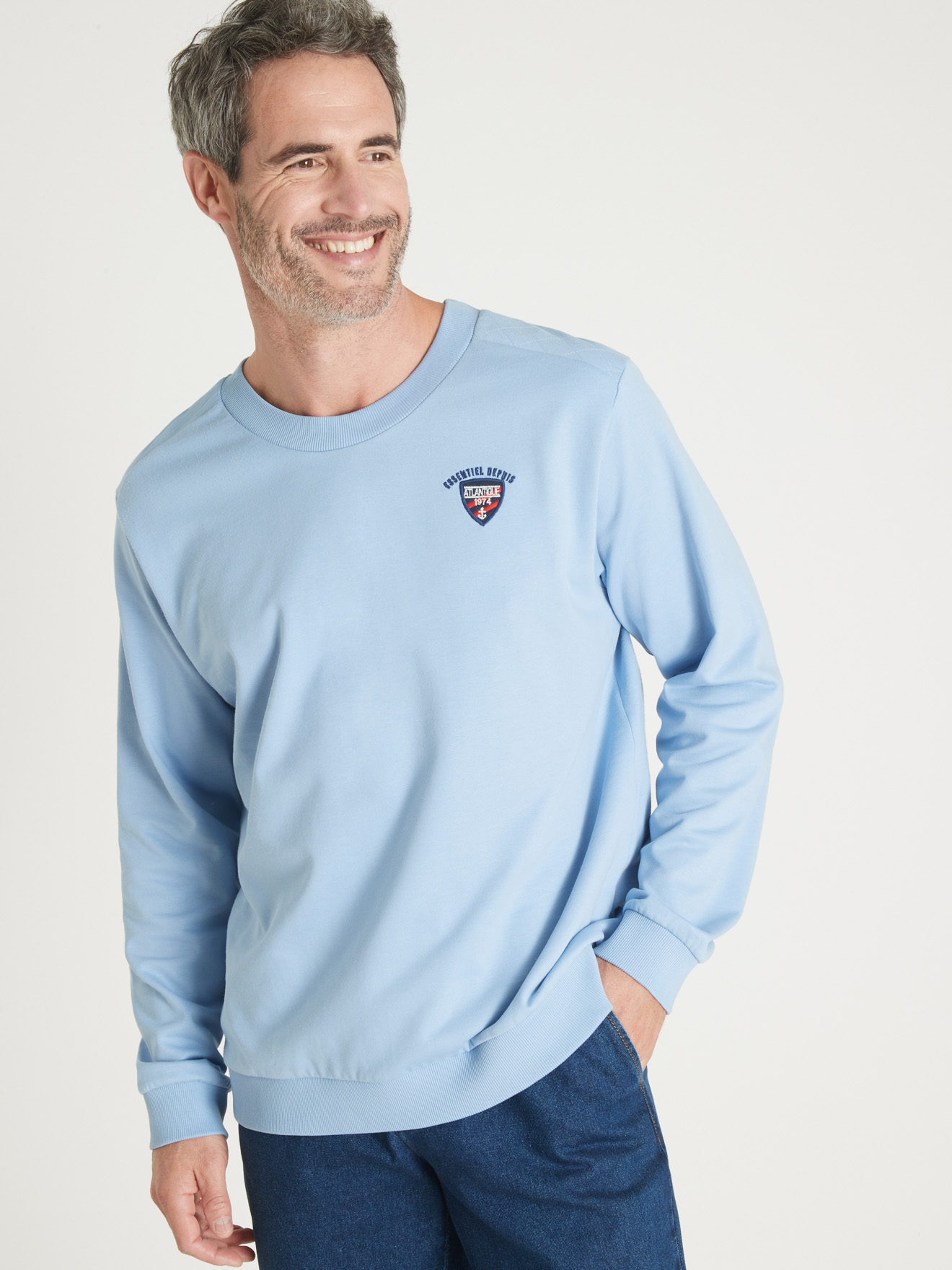 Sweat-shirt molleton gratté