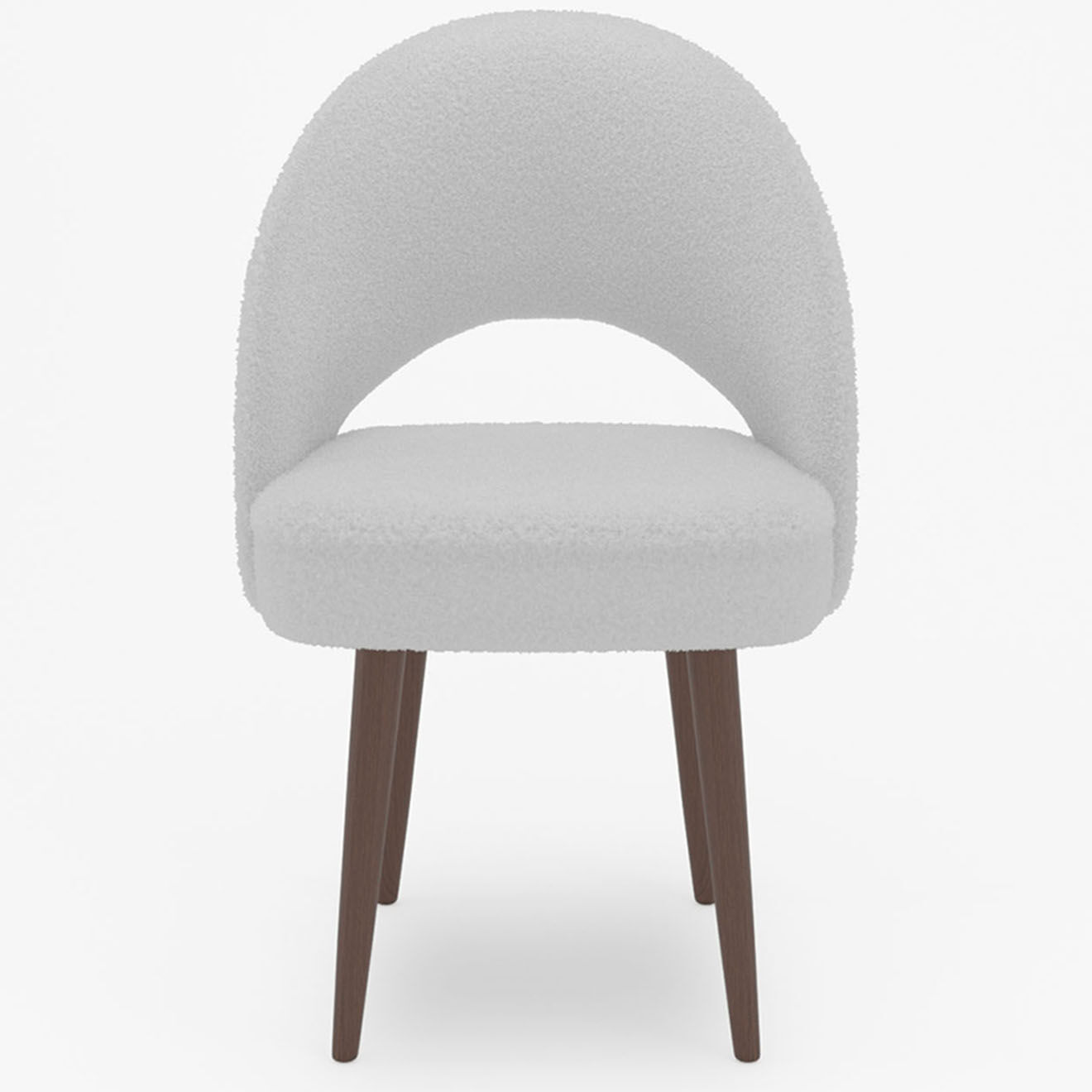 Potiron Chaise Saori blanche - 52x53x86.5 cm
