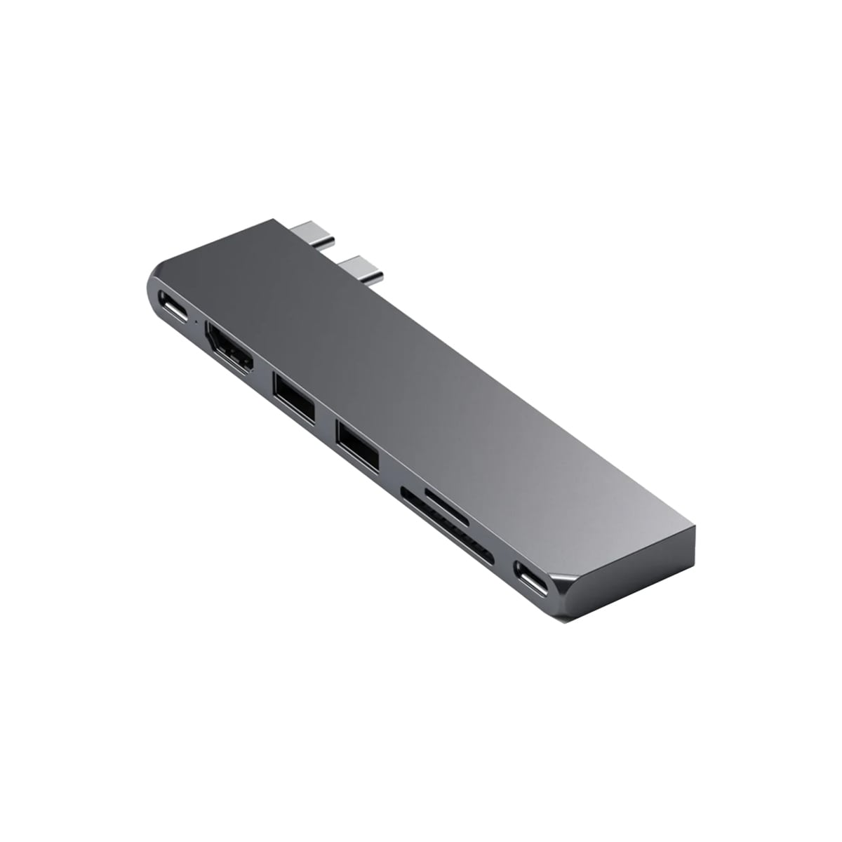 Satechi USB-C Pro Slim USB hub (grey)