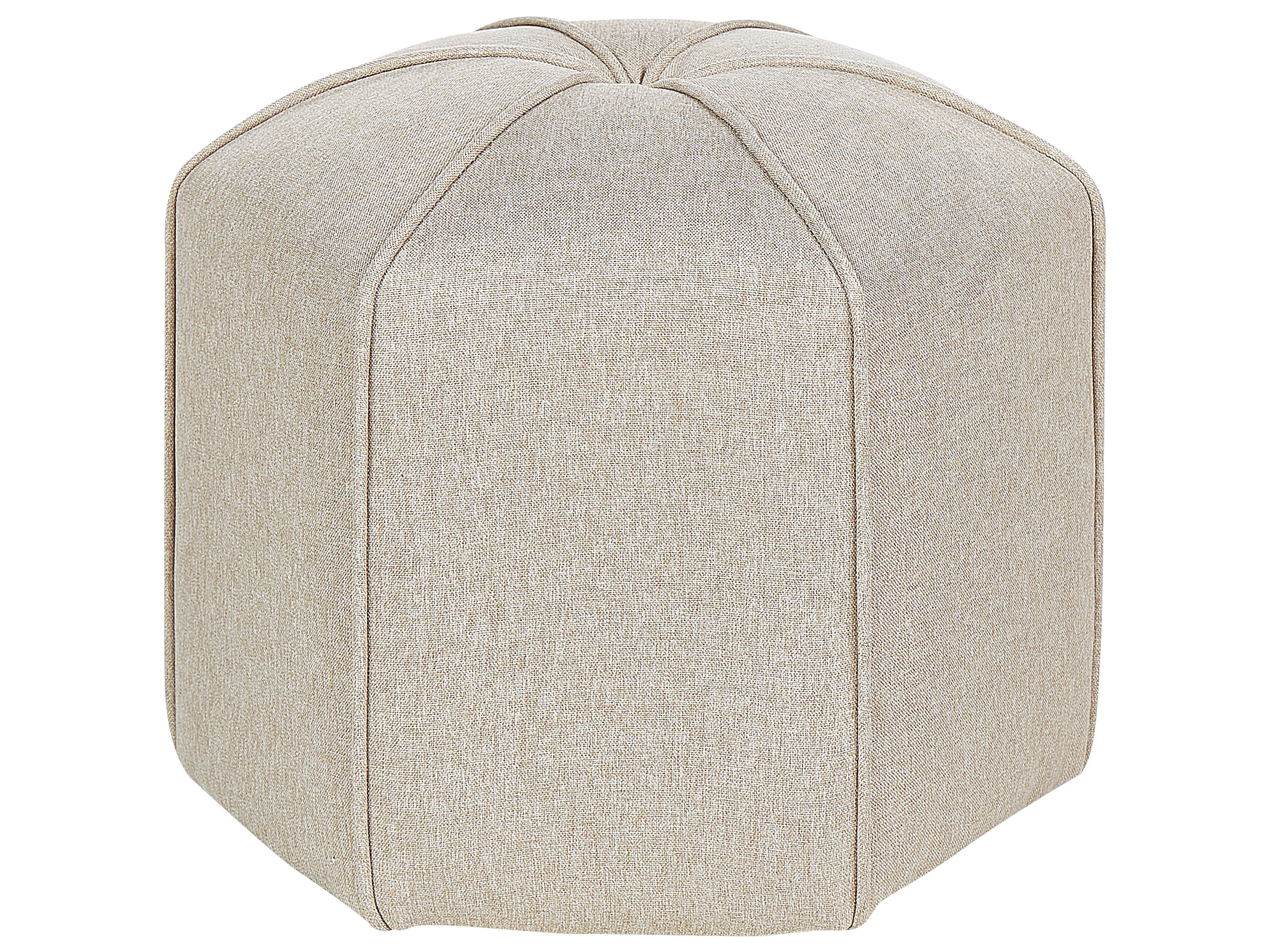 Poef WISHEK Kunstlinnen Beige