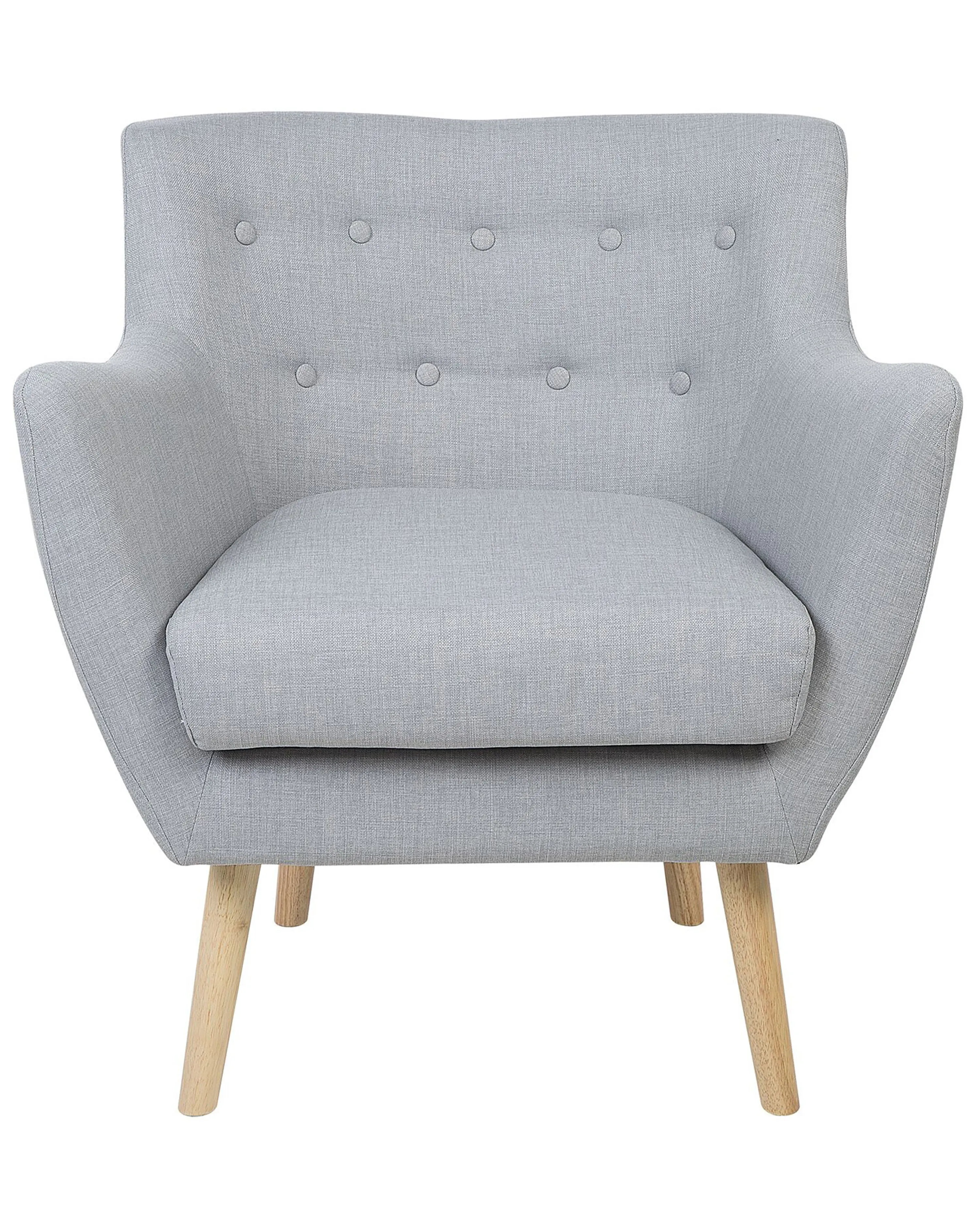 Fauteuil DRAMMEN Stof Lichtgrijs