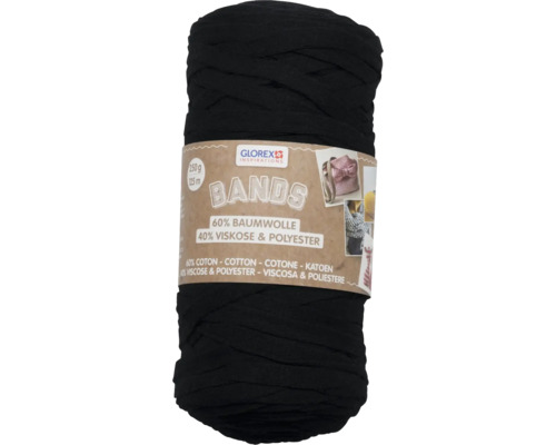 Macraméwol zwart 250 g