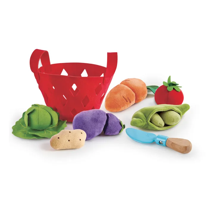 Hape Panier de légumes - Set de 8 accessoires