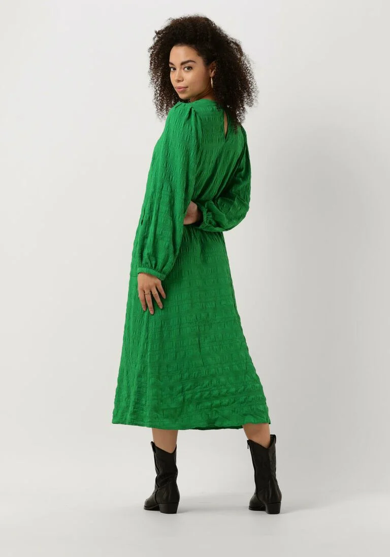 LOLLYS LAUNDRY groene lollys laundry maxi jurk lucas dress