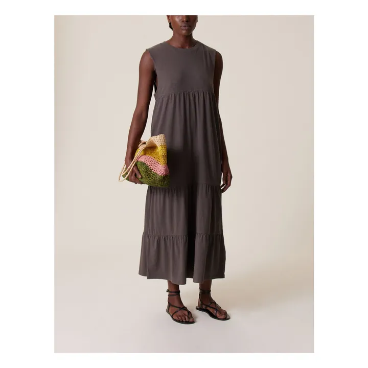 Leon & Harper Robe Ryo Coton Bio | Charbon