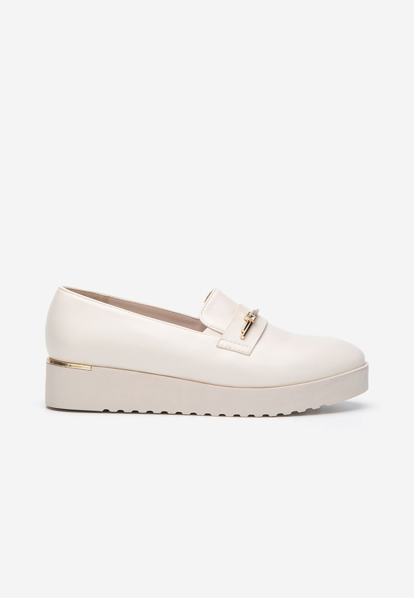 Chaussures casual femme beige Caterina