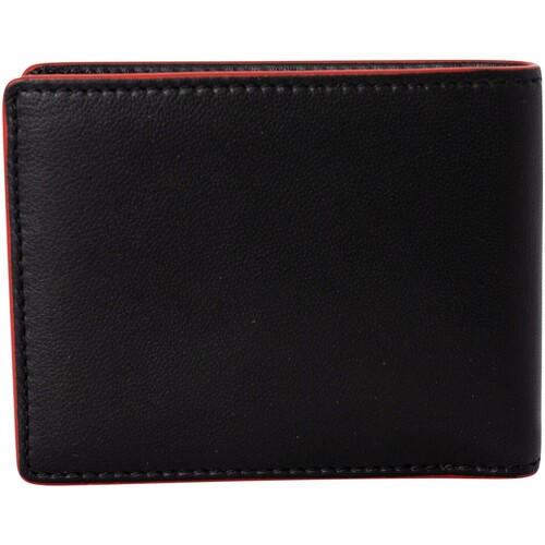 BOSS - Cartera De Cuero Del Metro Negro