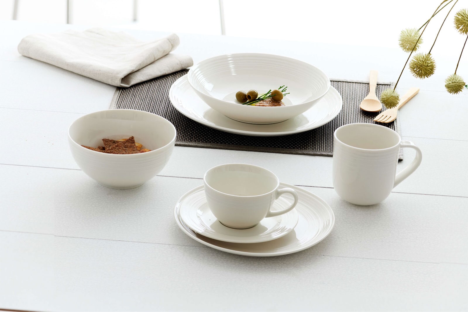 Ritzenhoff & Breker Kaffeetasse LEVI 6er Set weiß