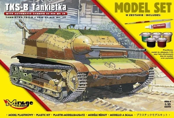 Mirage Tks-B tankette with Nkm 20mm wz38 Set (586915)