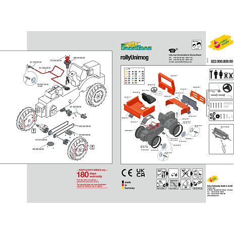 Rolly Toys Mercedes Benz brandbil