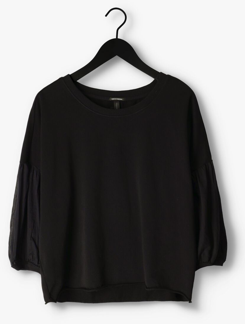 10DAYS zwarte 10days trui soft sweater voile