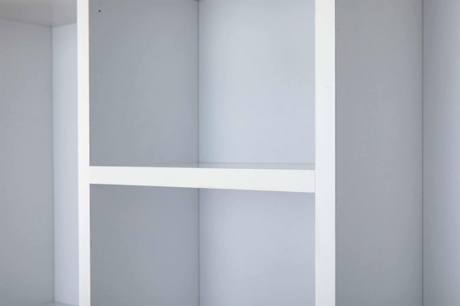 Sammlervitrine Lenny Schwarz/Weiß 66,5x66,5x13,7 cm