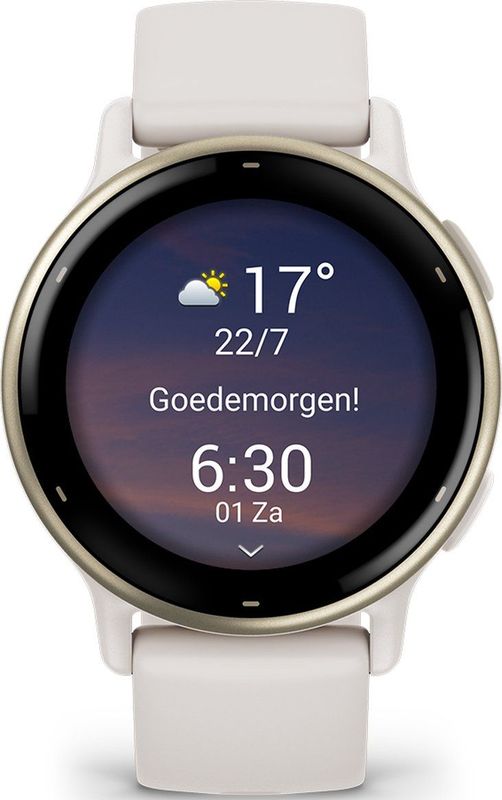 Garmin Vivoactive 5 Sporthorloge Wit Ivoor Goud