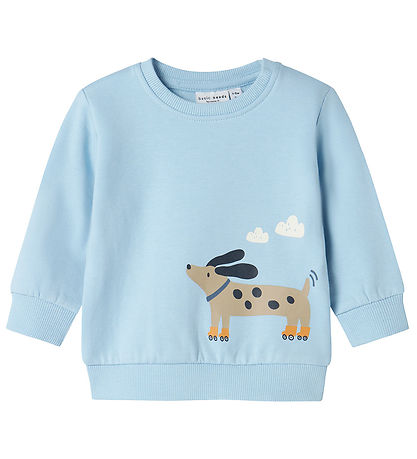 Name It Sweatshirt - NbmVonne - Cerulean/Dog auf Rädern