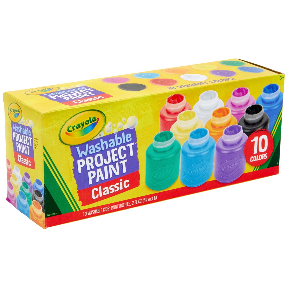 Crayola 10 abwaschbare klassische Farbtöpfchen