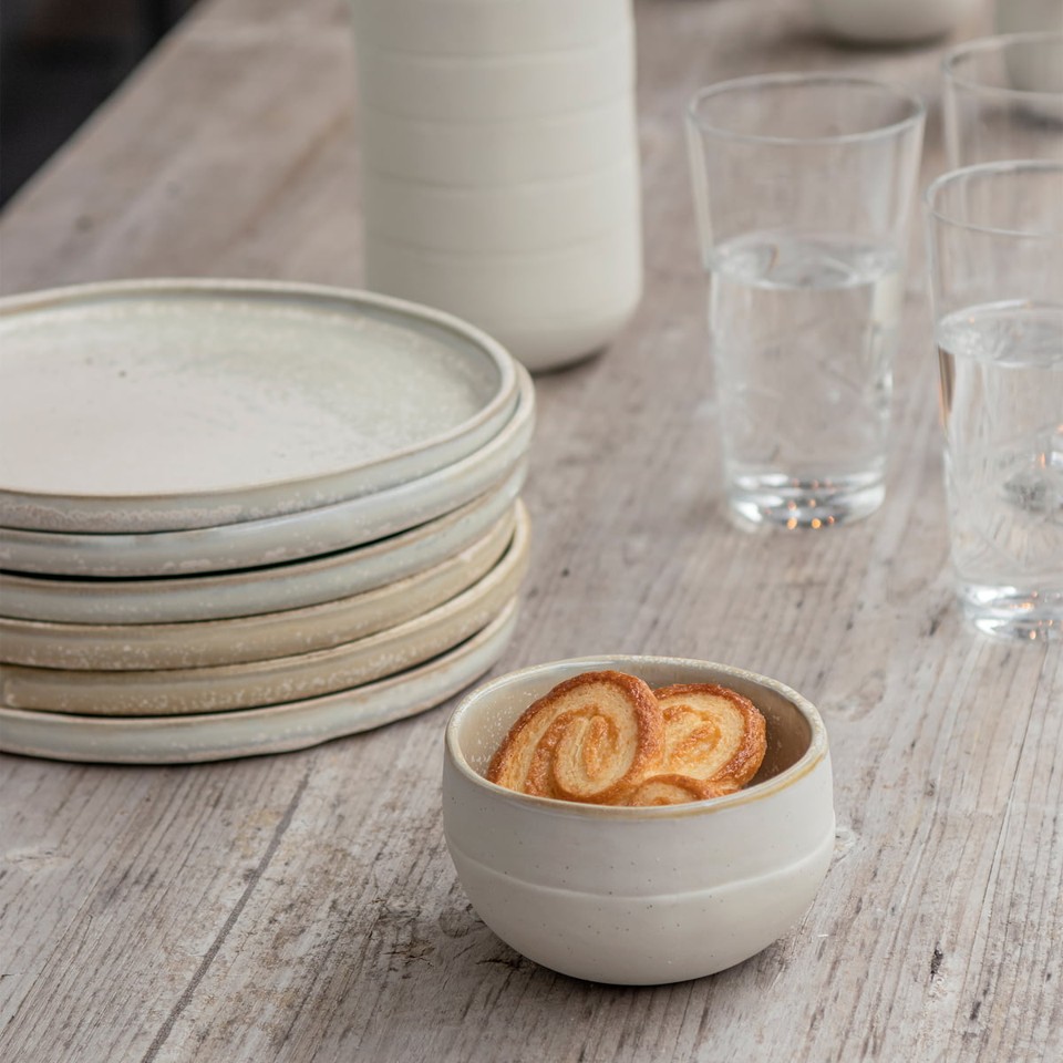 Mette Ditmer - SAND GRAIN bowl små skåle, 2 stk - Straw