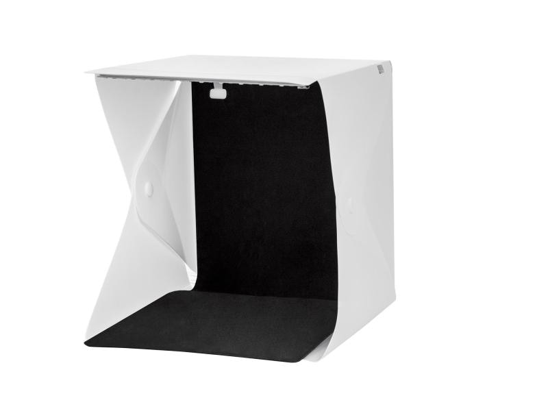 Dörr Aufnahmebox mini ML-2020 Faltbare, stabile DÖRR Licht Box für eine schattenfreie Ausleuchtung z.B. bei der Produktfotograﬁe
