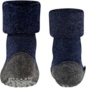 Falke Kinderslippers Cosyshoe - Antislip Merinowol - Rood, Grijs, Blauw, Donkerblauw