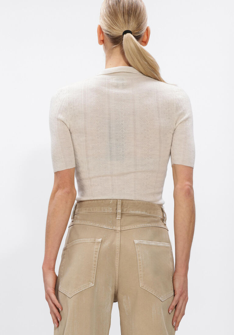 beige herskind blouses cyenna knit blouse