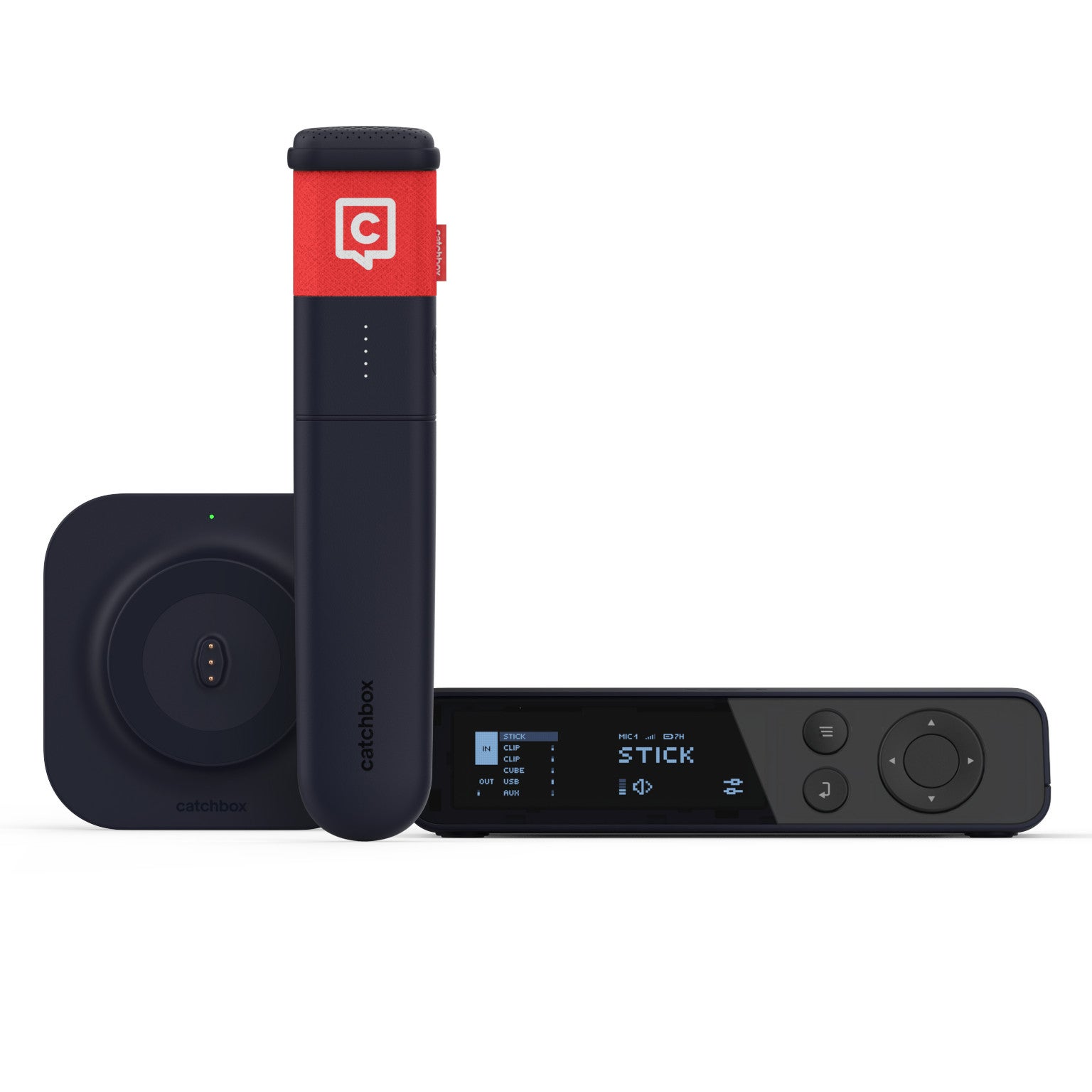 Catchbox Plus System 2 channel 1 Stick draadloze handheld microfoon