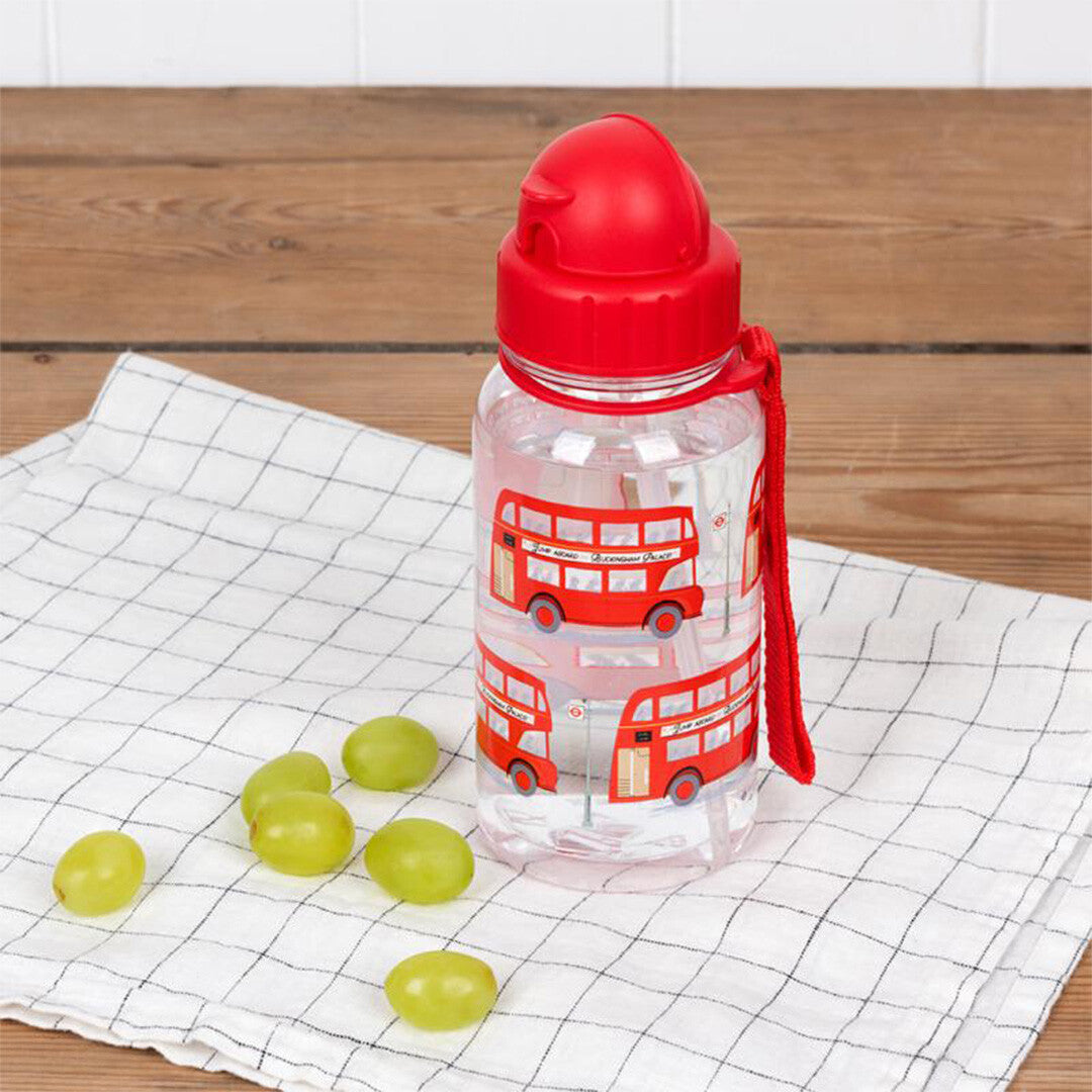 Rex london drinkfles met rietje - routemaster bus