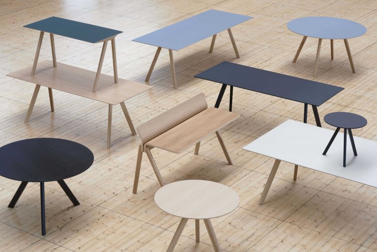 Hay Copenhague CPH25 tafel 140, gelakt eiken