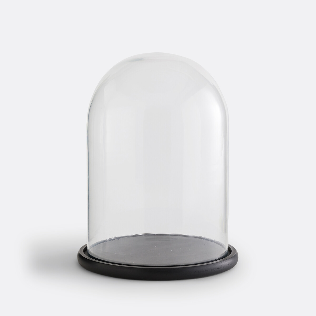 LA REDOUTE INTERIEURS<br>Cúpula de vidro com base preta, 32 cm de altura, Campa