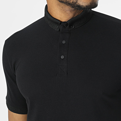 Polo Manches Courtes Noir