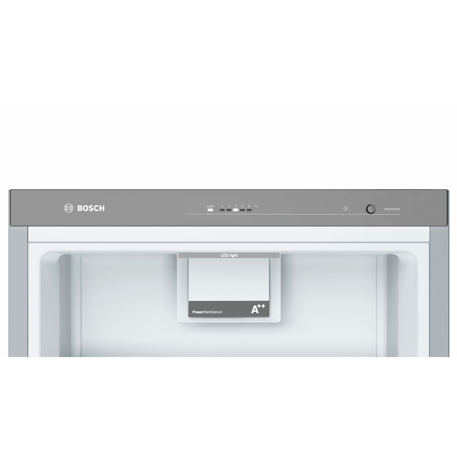 BOSCH Stand-Kühlschrank KSV36VBEP - schwarz - E