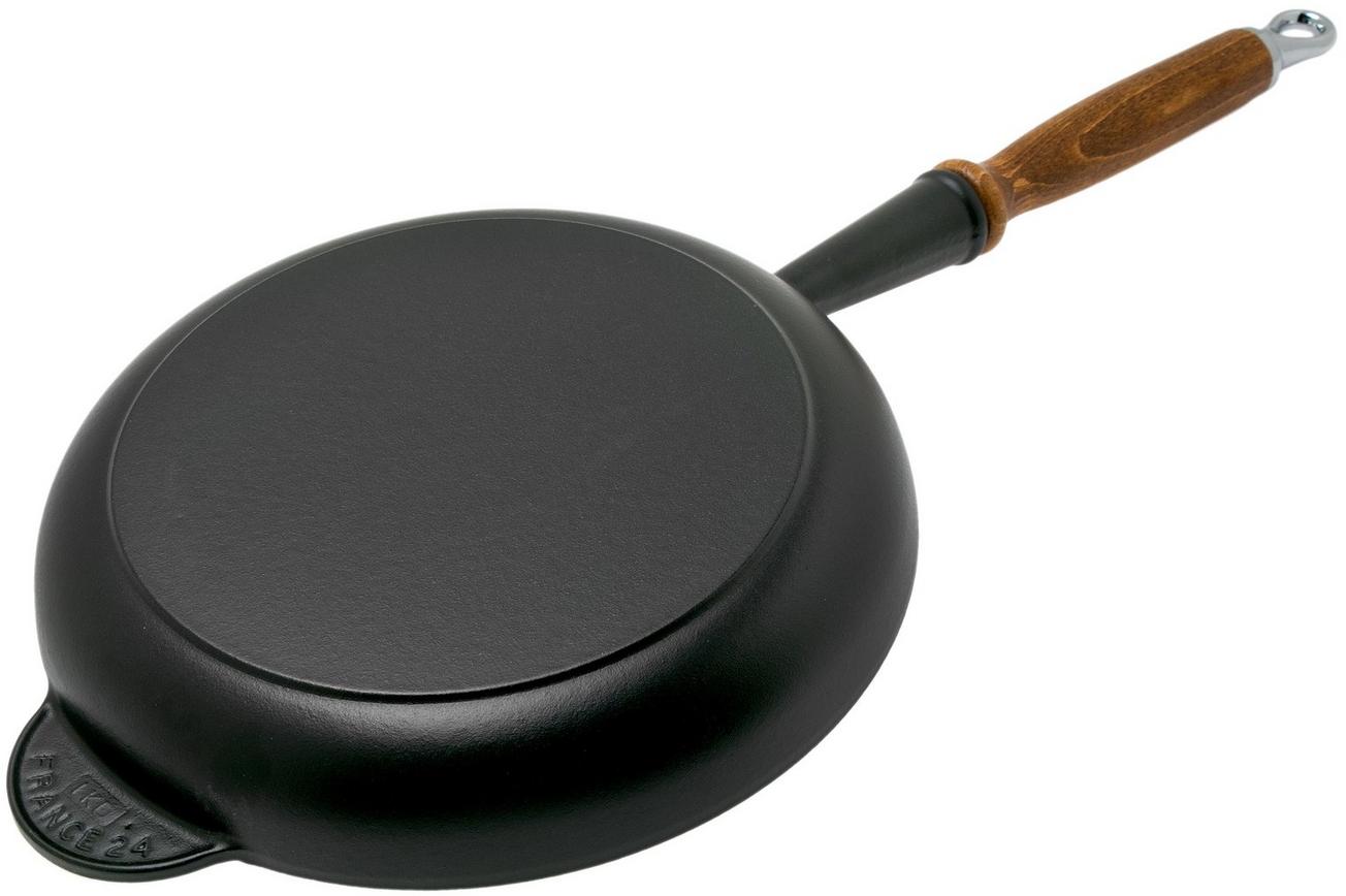 Le Creuset 20058240000460 koekenpan 24 cm, zwart