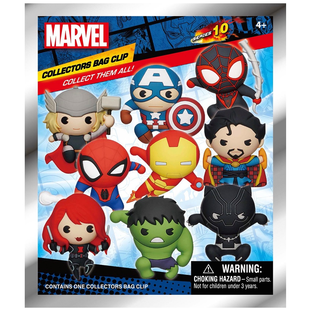 Das Marvels Taschenclip-Sortiment