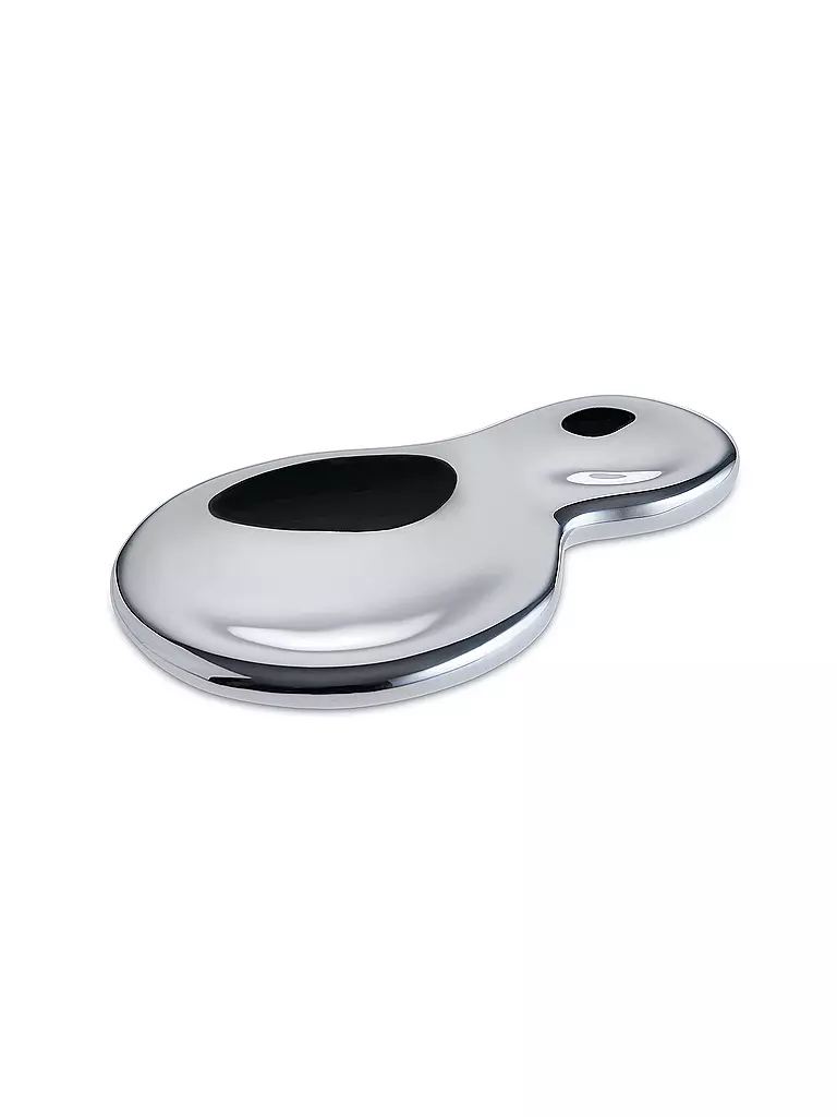 ALESSI Löffelhalter T-1000 Edelstahl silber