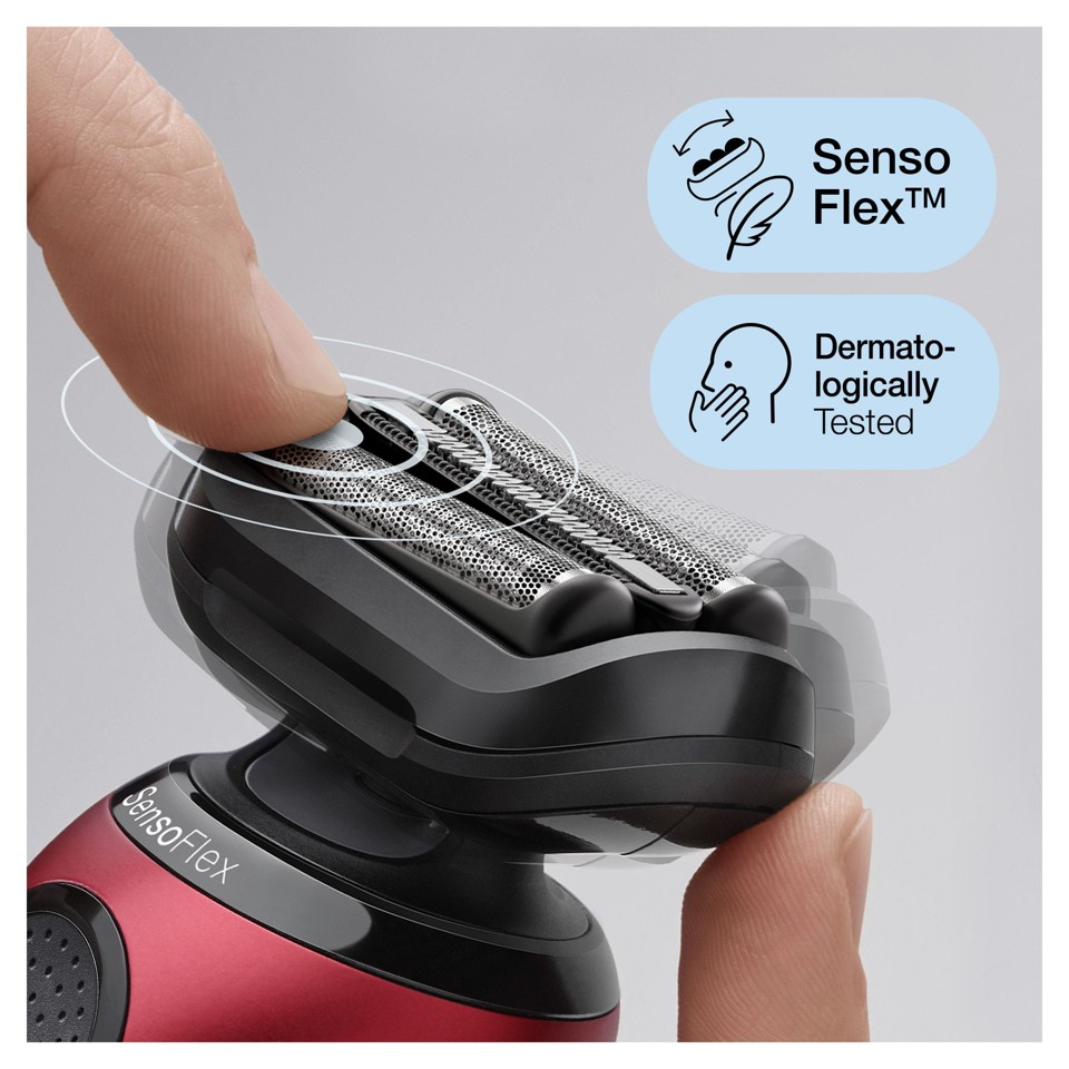 Braun - SHAVER 61-R1200s RED EURO