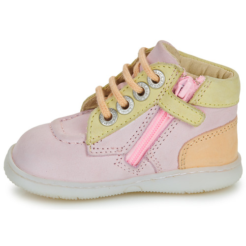 Kickers - KICKICONIC - Rose / Jaune / Abricot
