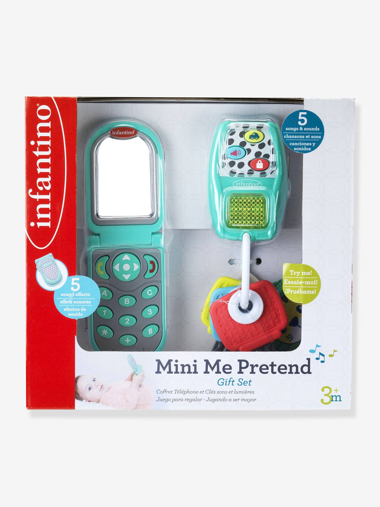 Capa para celular e chave eletrônica Infantino Multicolorida