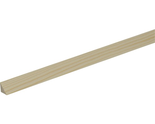 Konsta driehoeksstrip, ruw grenen, 14x14x2000 mm