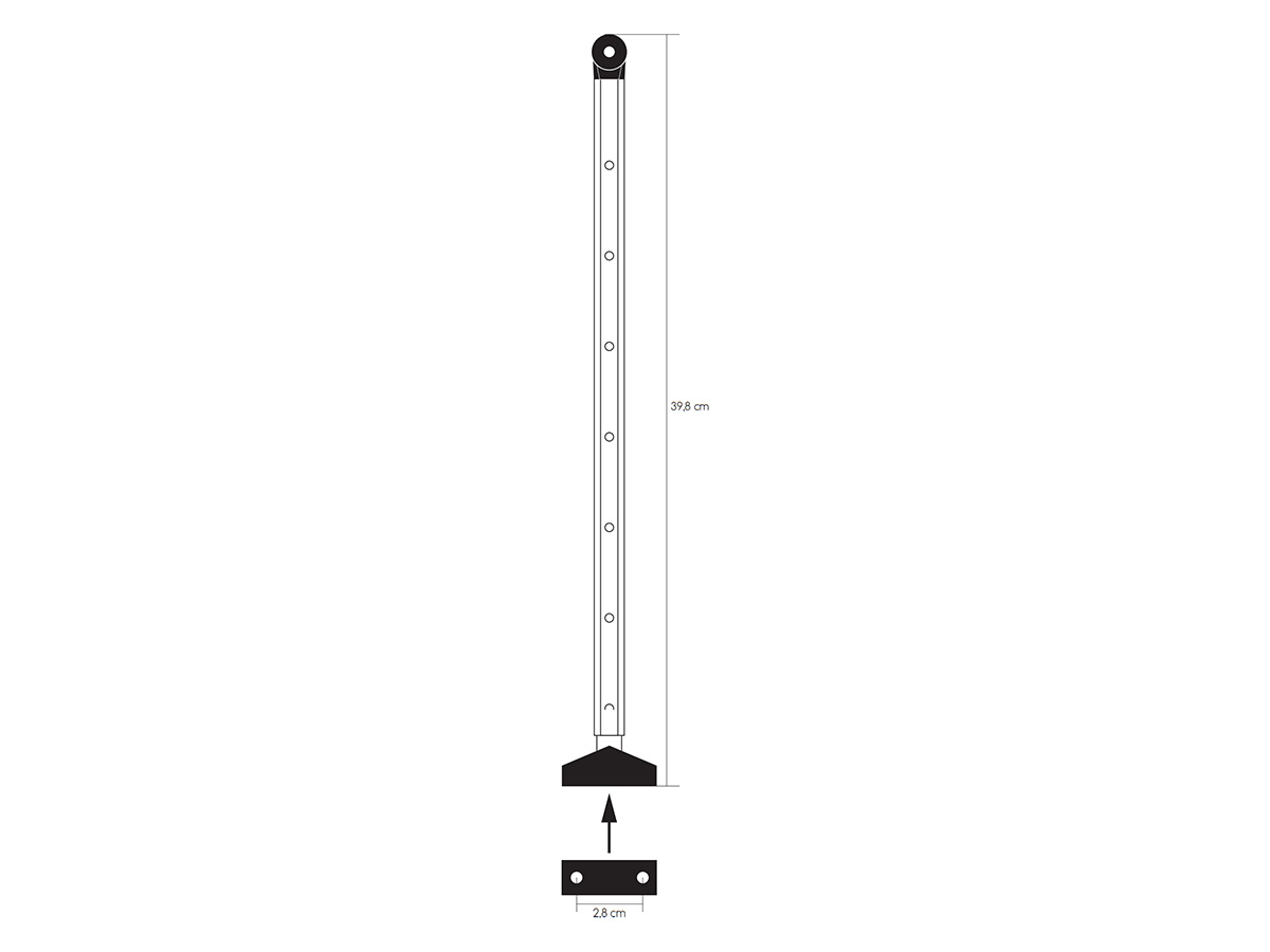 Obelink klik-klak raamuitzetter - 39,8 cm