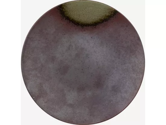 HABITAT - Assiette à dessert en porcelaine - 21 cm - Prune (Lot de 6) - Thelma