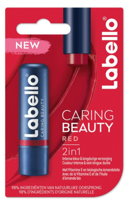 Labello Caring Beauty Red 2-in-1 5.5ml