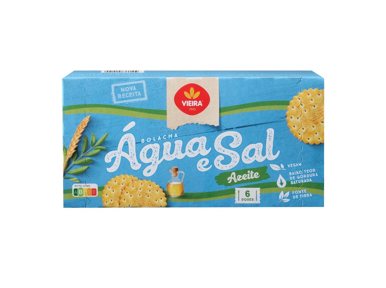 BOLACHAS AGUA E SAL VIEIRA AZEITE 84G