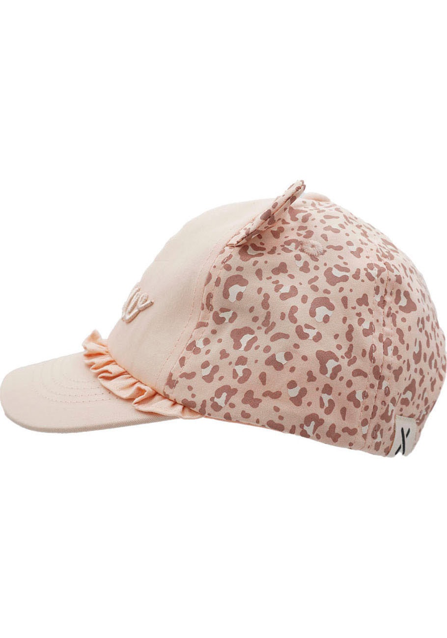 MAXIMO Baseball Cap mit Animal-Print und verspielten Öhrchen.