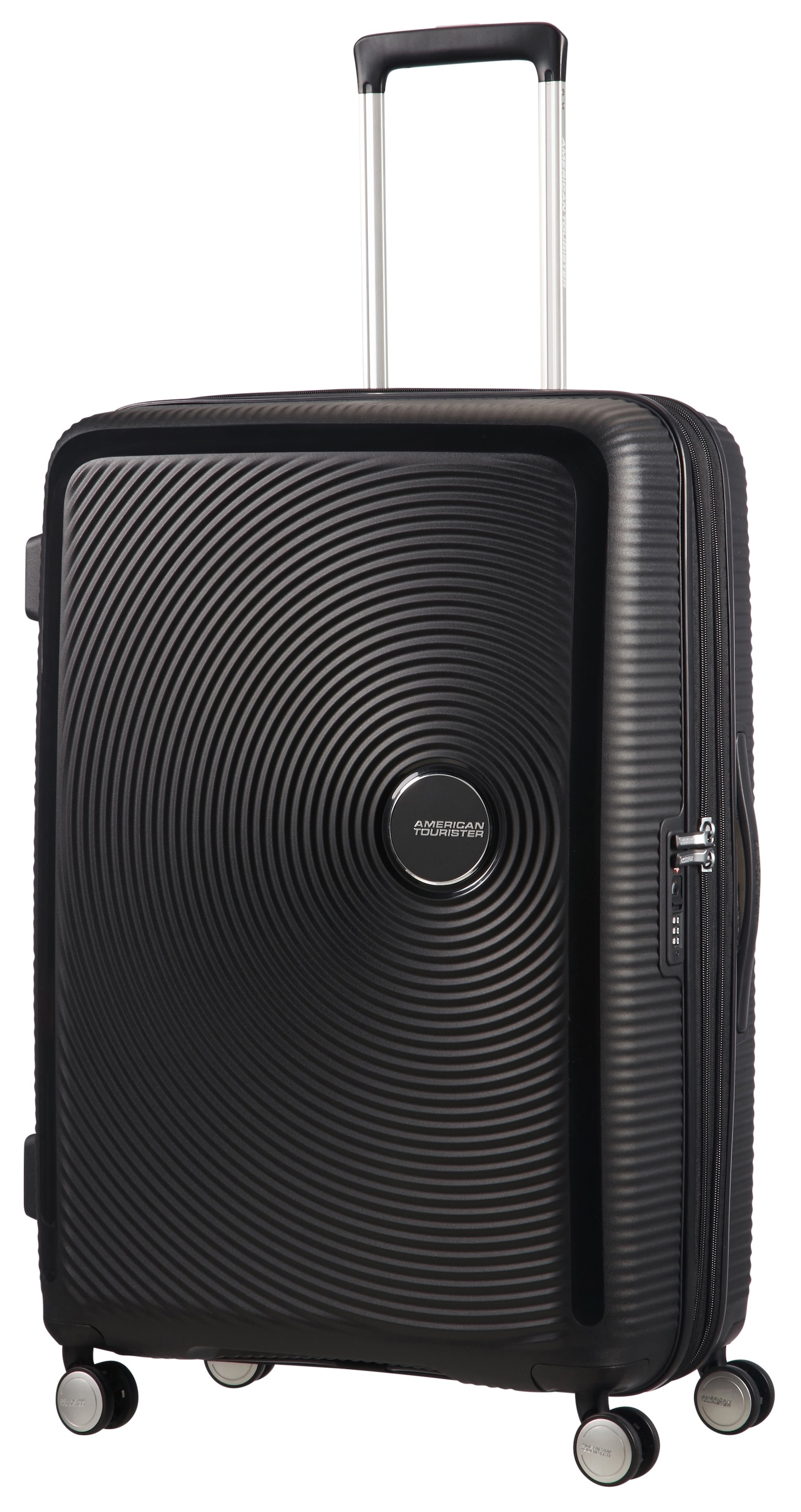 American Tourister® Hartschalen-Trolley »SOUNDBOX, in verschiedenen Farben und Grössen« 35,5 l 4 Rollen Reisekoffer Trolley Aufgabegepäck TSA-Zahlenschloss Volumenerweiterung