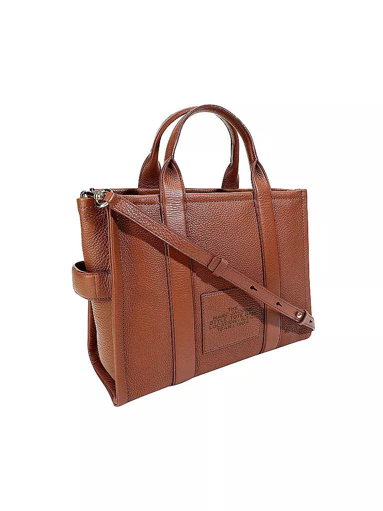 MARC JACOBS Ledertasche - Tote Bag THE MEDIUM TOTE LEATHER camel