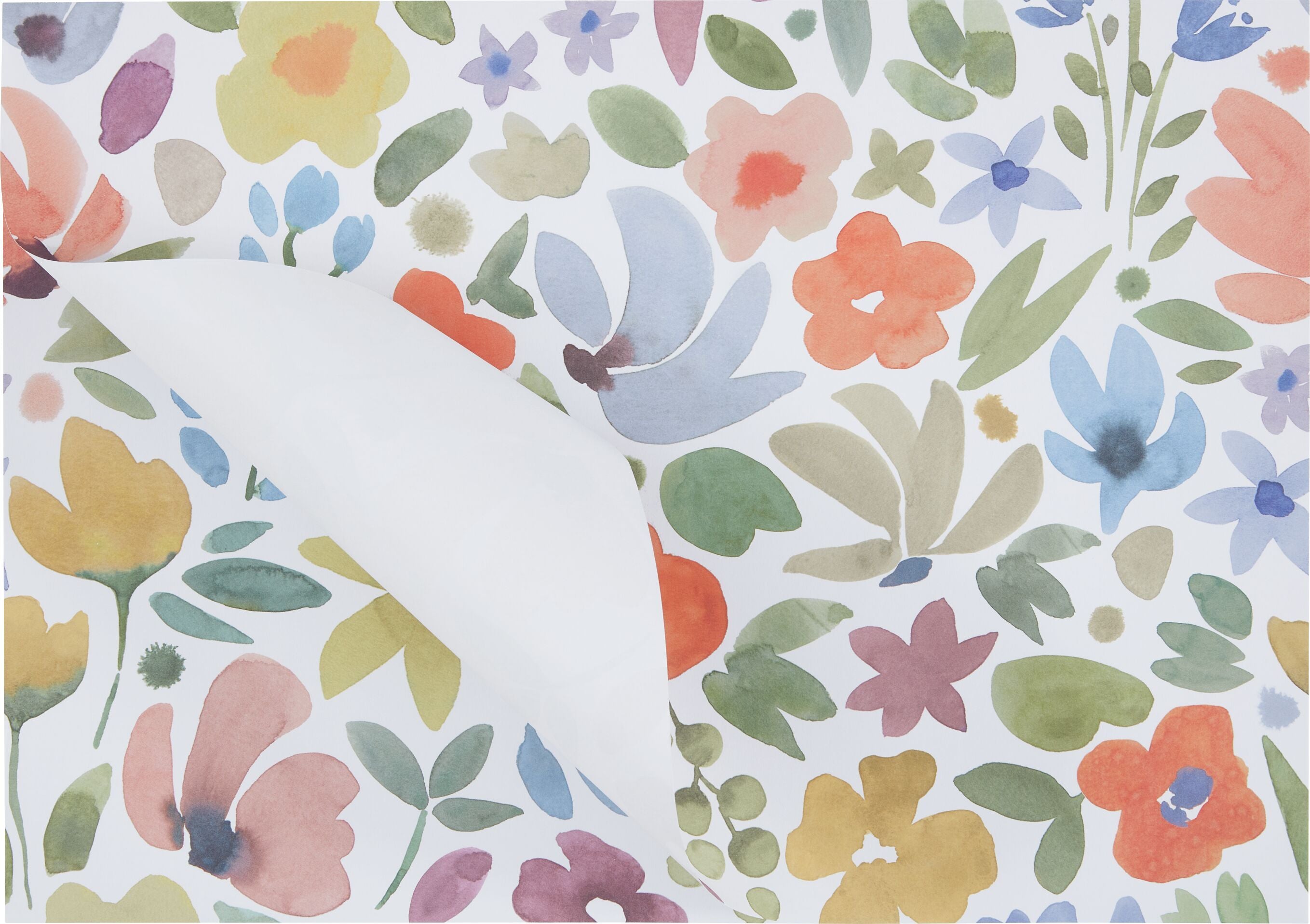 FLORES Papiertischset - Multicolor / B: 42.0 cm x T: 30.0 cm x H: 0.1 cm